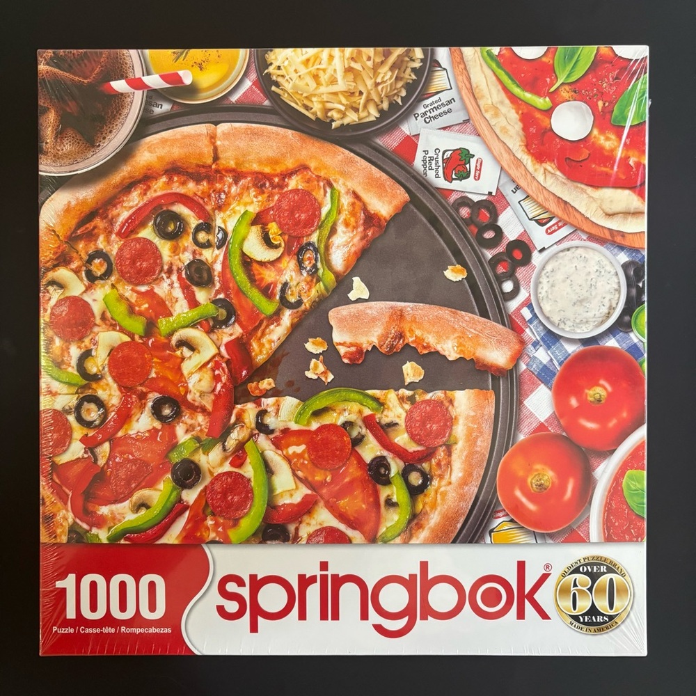 Pizza Night 1000 Piece Jigsaw Puzzle by Springbok - New